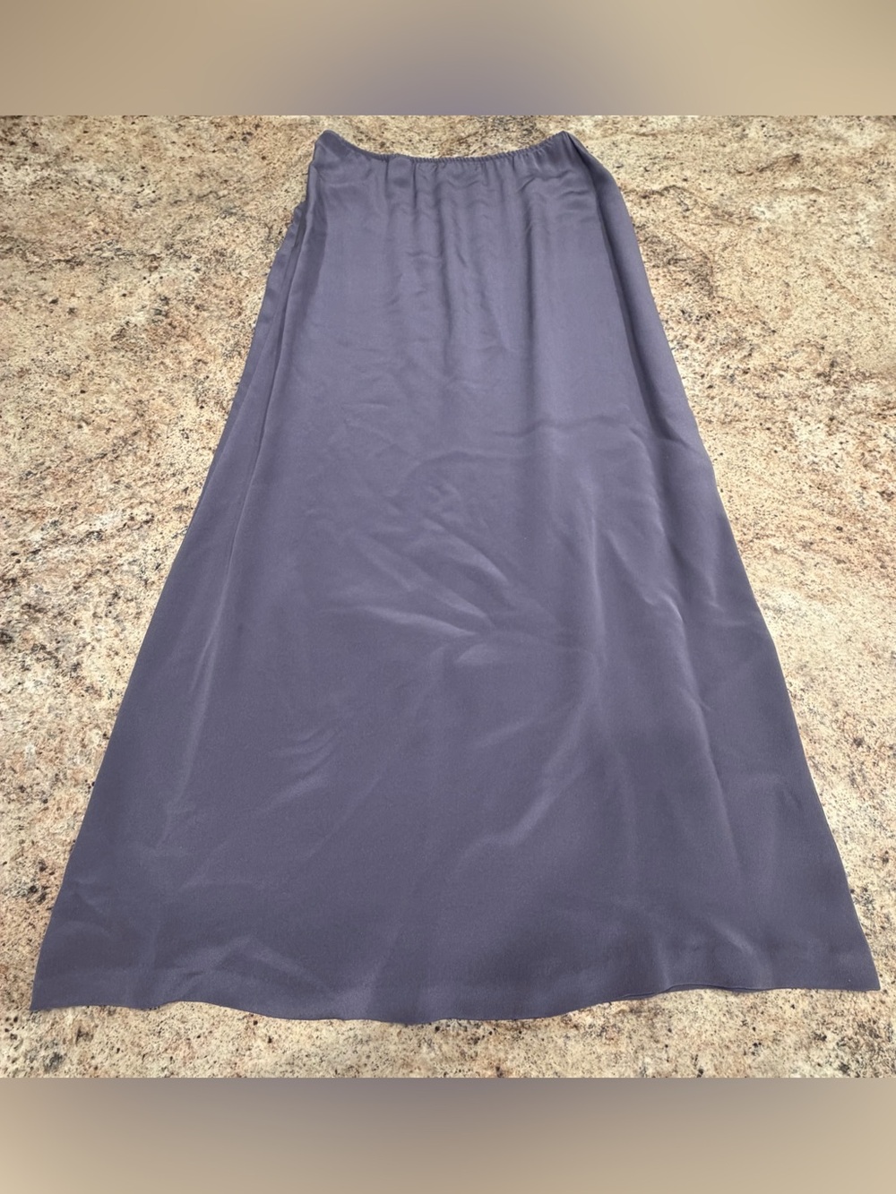 Vintage Ballinger Gold Vintage Women's 💯 Satin Maxi Skirt Size Small